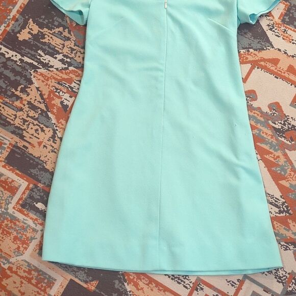 1960s Aqua Mod Dress, retro, - Picture 5 of 5